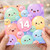 14th Birthday Card, Cute Pastel Balloon Design
