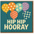Hip Hip Hooray Balloon Birthday Card - Colourful Patterned Balloons Celebration Card, Blank Inside, For Him Her Friends Family