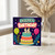 16th Birthday Card, Happy Birthday Cake and Balloons Design
