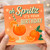 Oh Spritz It's Your Birthday Card - Funny Orange Spritz Cocktail Pun - Birthday Greetings Card for Adults, Friends or Colleagues