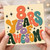8th Birthday Card, 80 Years Awesome Retro Birthday Card