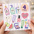 4th Birthday Card, Cute Pastel Beauty and Self - Care Design