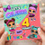 4th Birthday Card, Let's Celebrate 4 Today Party Card