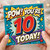 10th Birthday Card