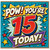 15th Birthday Card, Pow You're 15 Today Comic Style Card