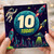 10th Birthday Card, Space Theme