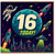 na 16th Birthday Card, 16 Today Space Theme Card