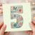 na 5th Birthday Card, Floral Butterfly and Rainbow Number 5 Card