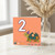 2nd Birthday Card, Cute Turtle Party Hat Design