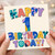 1st Birthday Card, Happy 1st Birthday Today Card