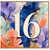 16th Birthday Card, Floral Watercolour Teen Birthday Card