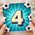 4th Birthday Card, Football Theme
