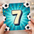 7th Birthday Card, Football Soccer Theme