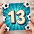13th Birthday Card, Soccer Ball Design