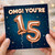 15th Birthday Card, OMG You're 15