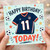 11th Birthday Card, Football Shirt Design, Happy Birthday Today