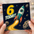 6th Birthday Card, Space Rocket Today Card