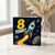 8th Birthday Card, Space Rocket Today Design