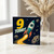 9th Birthday Card, 9 Today Space Rocket Design
