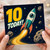 10th Birthday Card, Space Rocket 10 Today Card