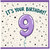 9th Birthday Card, It’s Your Birthday Balloon Design