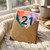 21st Birthday Card, Happy 21st Birthday Card