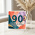 90th Birthday Card, Colourful Abstract Happy Birthday Card