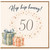 50th Birthday Card, Hip Hip Hooray Gift Design