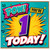 1st Birthday Card, Comic Book Pow You're 1 Today Card