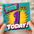 1st Birthday Card, Comic Book Pow You're 1 Today Card