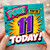 11th Birthday Card, Pow You're 11 Today Comic Book Style Card