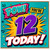 12th Birthday Card, Comic Book Style POW You're 12 Today Card