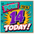 14th Birthday Card, Comic Book Style POW You're 14 Today Card