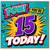 15th Birthday Card, Comic Book Style You're 15 Today Card