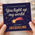 To My Brilliant Husband Card - You Light Up My World - Romantic Shooting Star Design - Love/Anniversary Card for Husband