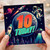 10th Birthday Card, Space Theme 10 Today Card