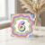 6th Birthday Card, Pastel Rainbow Design