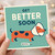 Get Well Soon Card - Cute Sausage Dog with Cone Illustration - Dachshund Recovery Card for Friends, Family or Colleagues - Blank Inside