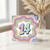 14th Birthday Card, Colourful Rainbow Number 14 Card