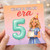 5th Birthday Card, Welcome to Your New Era Girl Birthday Card