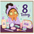 8th Birthday Card, 8 Today Beauty and Spa Themed Card