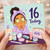 16th Birthday Card, 16 Today Spa Beauty Card