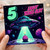 5th Birthday Card, Light Years Old Space Theme