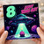 8th Birthday Card, Light Years Old Space UFO Birthday Card