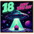18th Birthday Card, Light Years Old Space UFO Birthday Card