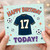 17th Birthday Card, Football Shirt Design, Happy Birthday Today