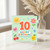 10th Birthday Card, Cute Pastel Happy Birthday Card
