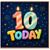 10th Birthday Card, Today Birthday Card