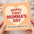 Happy First Mumma's Day Card - We're Totally Amazed By You - New Mum Mother's Day Card from Family, Heart Design