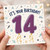 14th Birthday Card